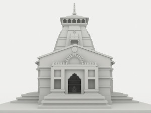 Kedarnath Temple 3D 모델