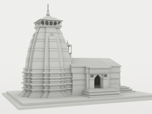 Kedarnath Temple 3D 모델