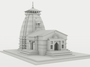 Kedarnath Temple 3D 모델