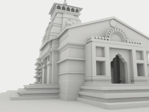 Kedarnath Temple 3D 모델