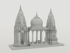 Kashi Vishwanath Temple 3Dモデル