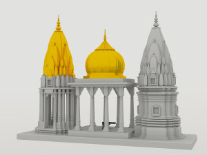 Kashi Vishwanath Temple 3Dモデル