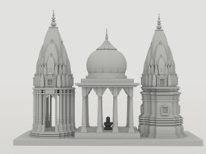 Kashi Vishwanath Temple 3Dモデル