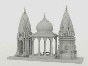 Kashi Vishwanath Temple 3D Model