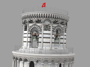Leaning Tower of Pisa 3D मॉडल