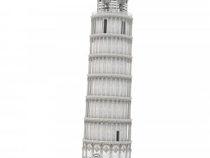 Leaning Tower of Pisa 3D मॉडल