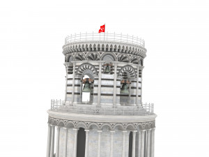 Leaning Tower of Pisa 3D मॉडल
