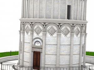 Leaning Tower of Pisa 3D मॉडल