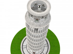 Leaning Tower of Pisa 3D मॉडल