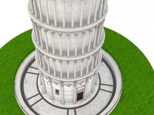 Leaning Tower of Pisa 3D मॉडल