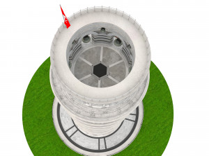 Leaning Tower of Pisa 3D मॉडल