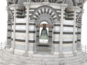 Leaning Tower of Pisa 3D मॉडल