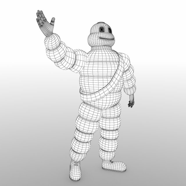 Michelin Mascot model 3D Model