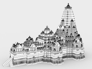 Kandariya Mahadev Temple 3D Model