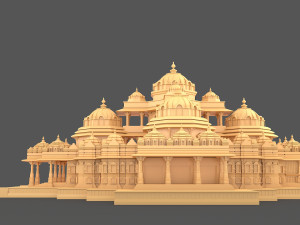 Akshardham Temple Model 3D