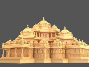 Akshardham Temple Model 3D