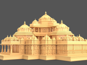 Akshardham Temple Model 3D
