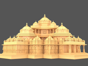 Akshardham Temple Model 3D