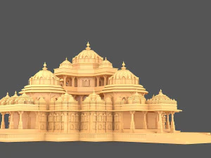 악샤르담 사원 3D 모델