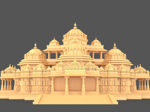 Akshardham Temple Model 3D