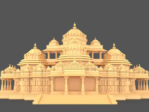 악샤르담 사원 3D 모델