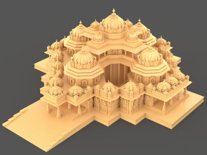 Akshardham Temple Model 3D