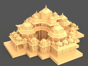 Akshardham Temple Model 3D