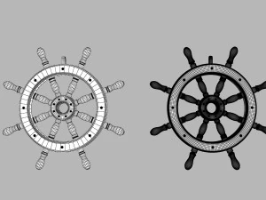 Vessel Wheel 3D mode 3D Model