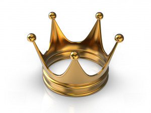 Gold Crown 3D Model