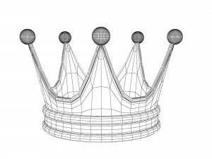 Gold Crown 3D Model