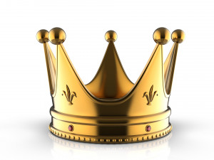 Gold Crown Modello 3D
