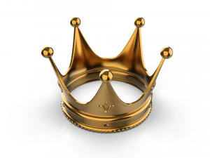 Gold Crown 3D Model