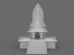 Jagannath Puri Temple 3D Model
