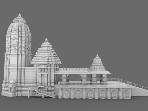 Jagannath Puri Temple 3D Model