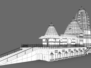 Jagannath Puri Temple 3D Model