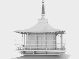 Japanese pagoda 3D Model
