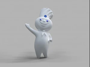 Pillsbury Mascot 3D Model