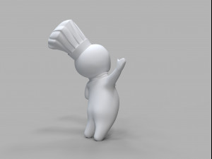 Pillsbury Mascot 3Dモデル