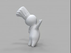 Pillsbury Mascot 3D Model