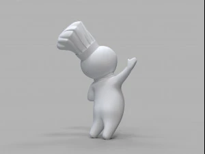 Pillsbury Mascot 3D Model
