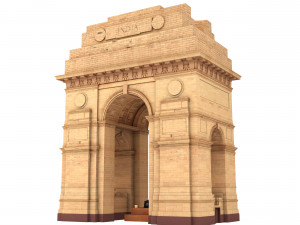 India Gate 3D Model