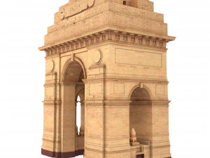 India Gate 3D Model