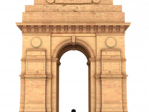 India Gate 3D Model
