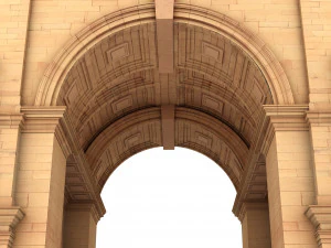 India Gate 3D Model