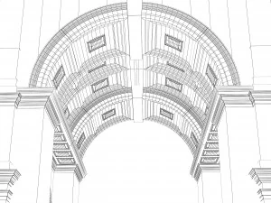 India Gate 3D Model