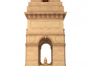 India Gate 3D Model