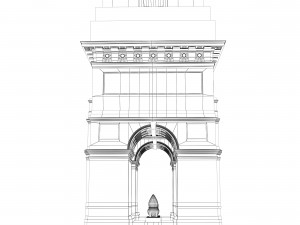 India Gate 3D Модель