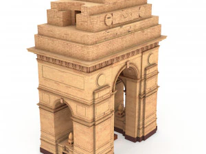India Gate 3D Model
