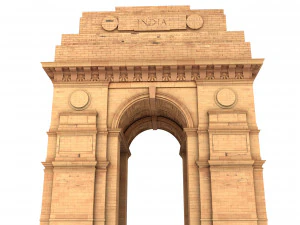 India Gate 3D Model
