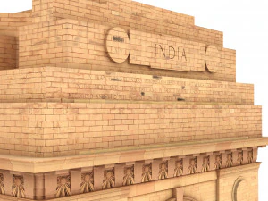 India Gate 3D Model